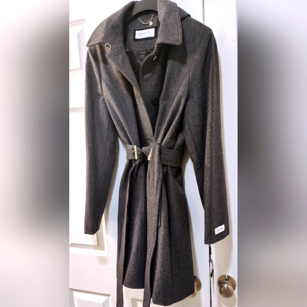 Wool Blend Calvin Klein Coat